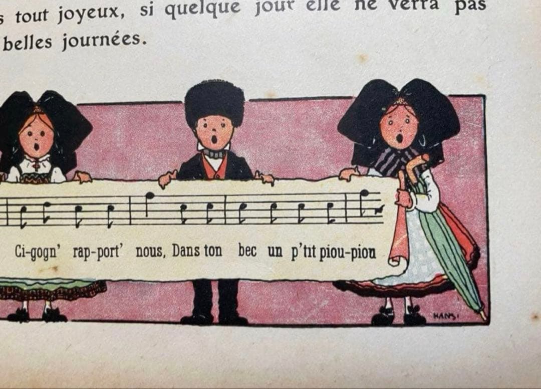 HANSI ハンジ フランス アルザス　絵本 古書 アンティーク 洋書　児童書