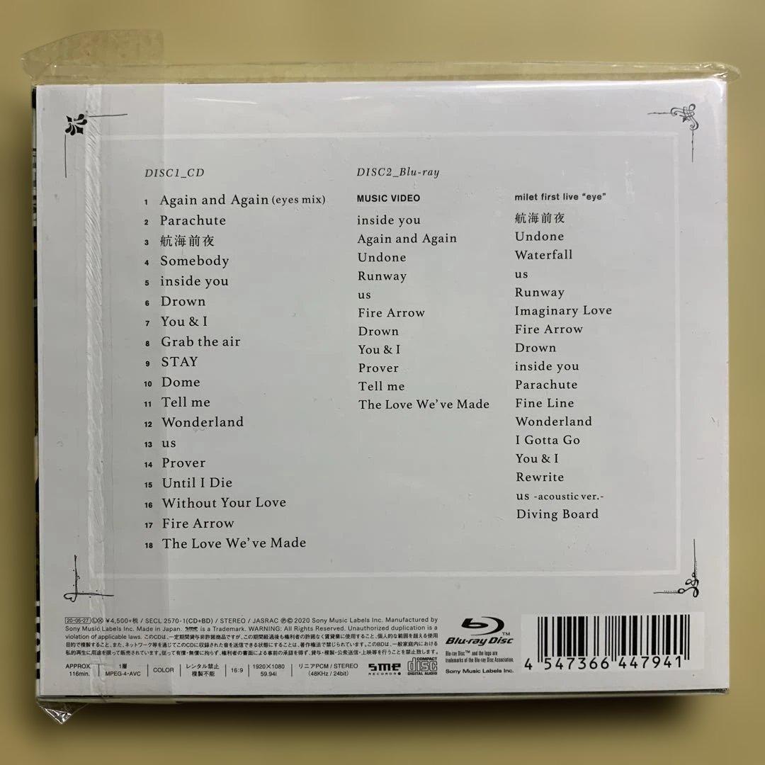 milet eyes (CD+Blu-ray)　初回生産限定盤A