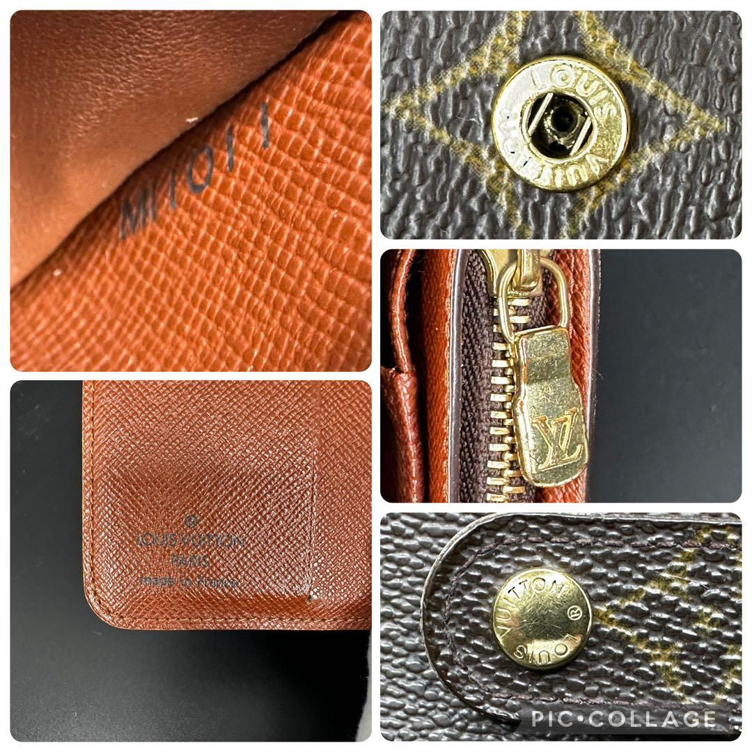 【美品☆】ルイヴィトン コンパクトジップ　モノグラム　折り財布