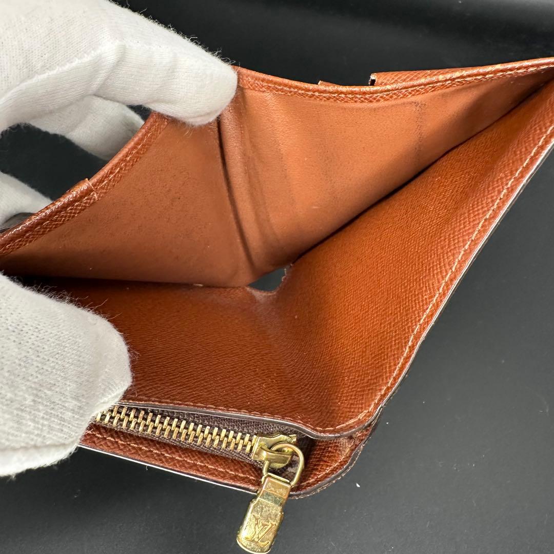 【美品☆】ルイヴィトン コンパクトジップ　モノグラム　折り財布