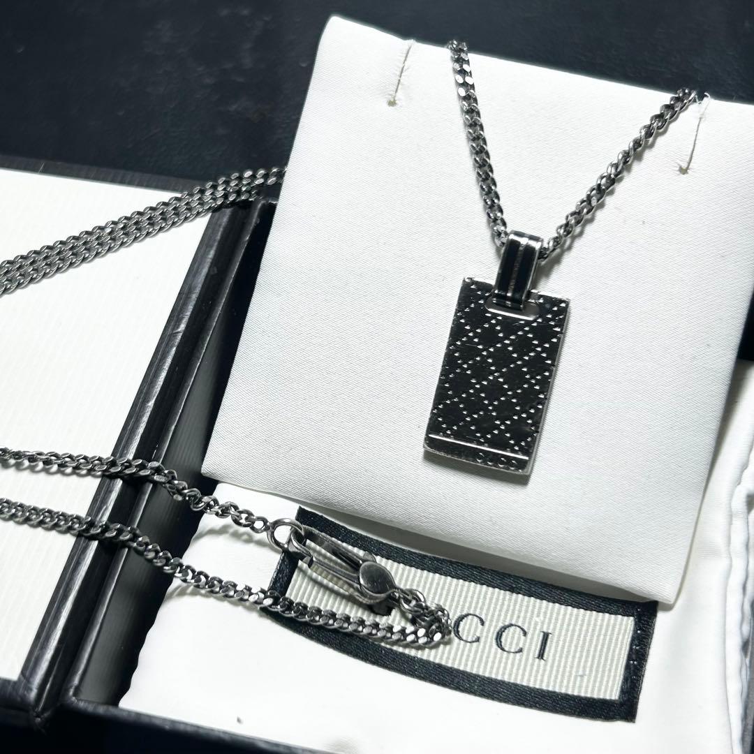GUCCI グッチ　ディアマンテ　ネックレス　ペンダント　ユニセックス