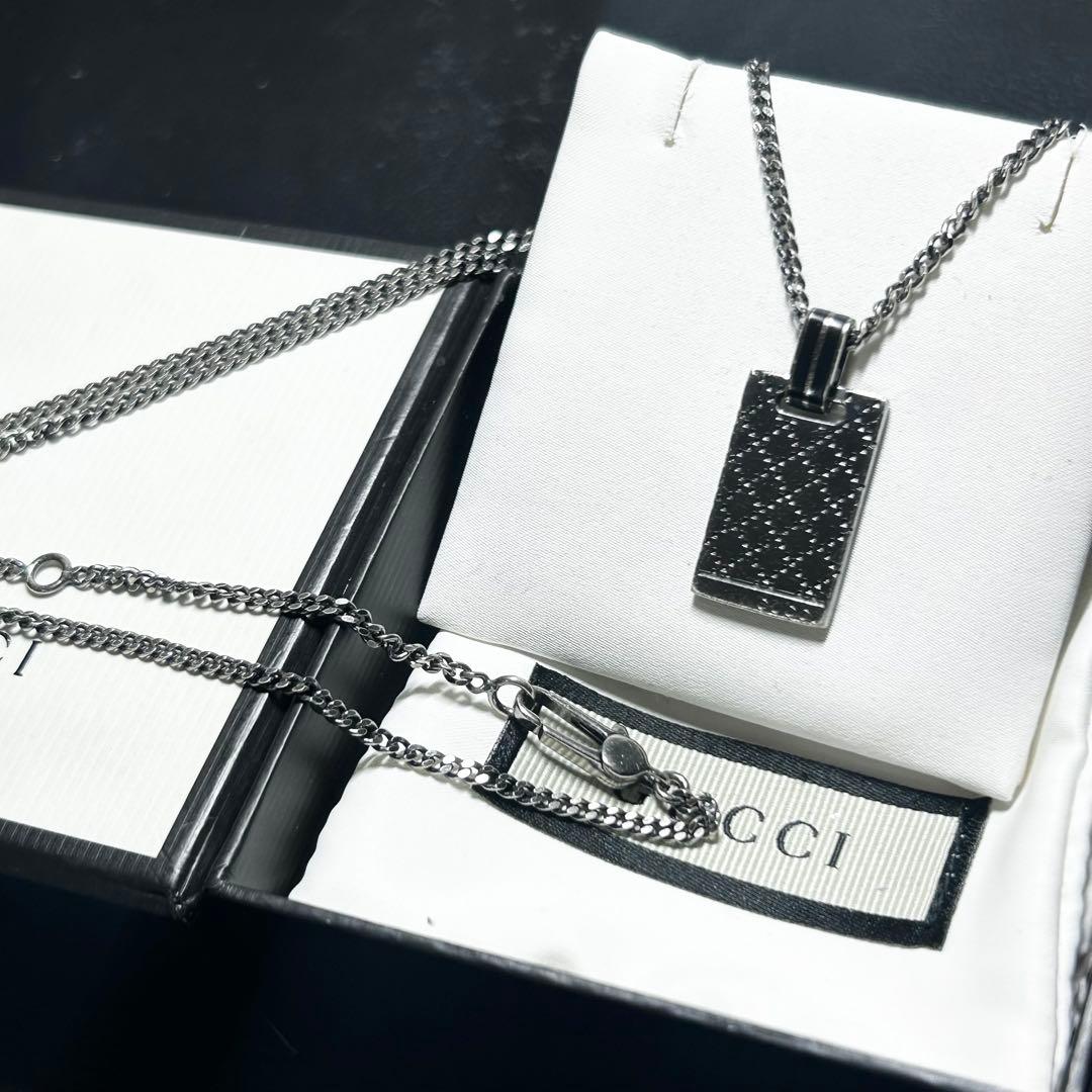 GUCCI グッチ　ディアマンテ　ネックレス　ペンダント　ユニセックス