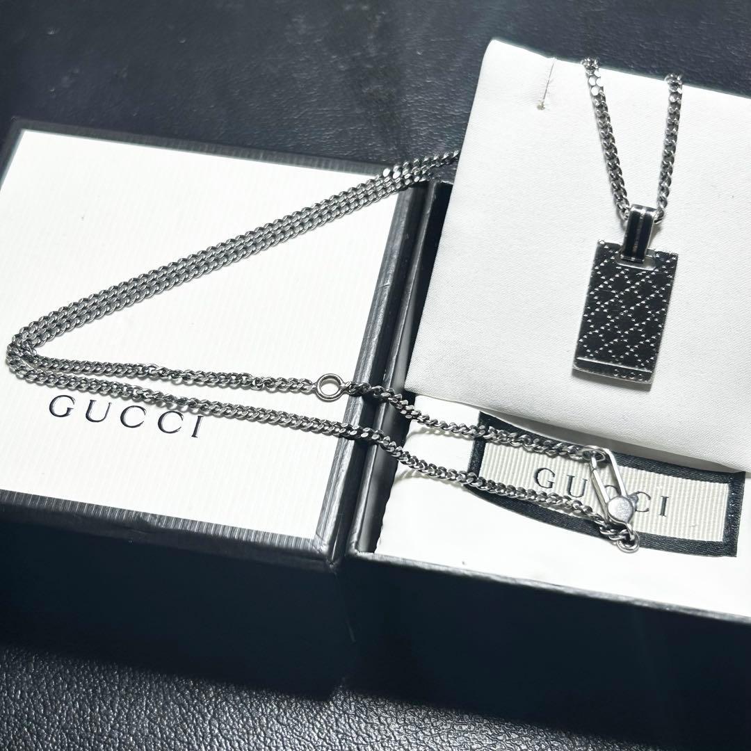 GUCCI グッチ　ディアマンテ　ネックレス　ペンダント　ユニセックス