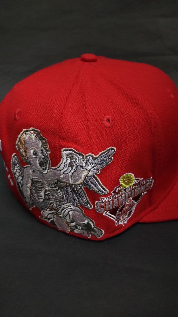 New Era 59FIFTY×NZMUコラボLAドジャースキャップレッド3/8