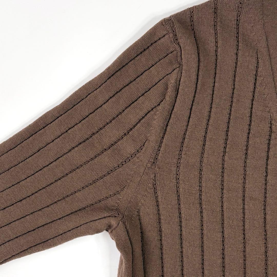 ヴェルメイユパーイエナ 2021 定価26400円 パールボタンリブカーディガン