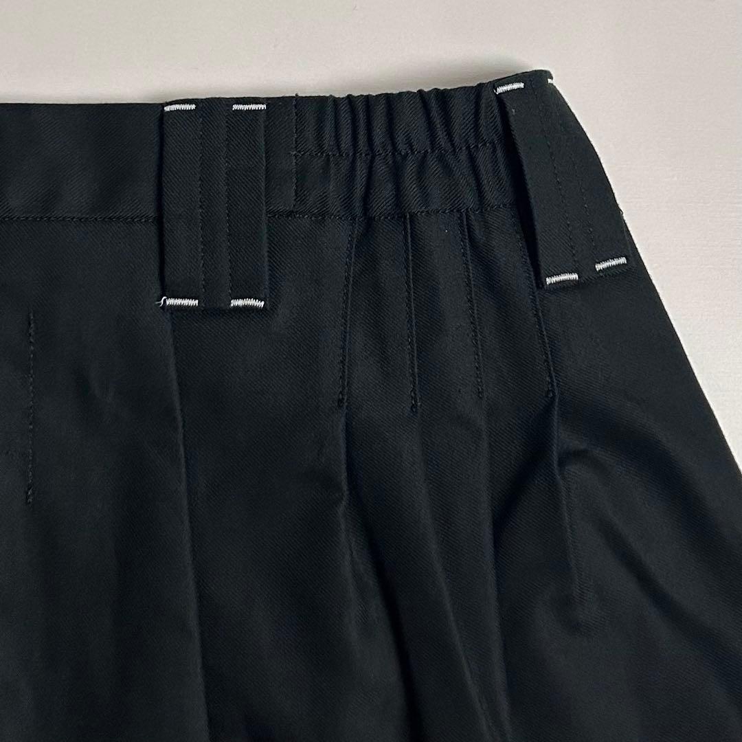 【未使用】Leh(レー)5タックコットンサルエルパンツ/ブラック/2020AW