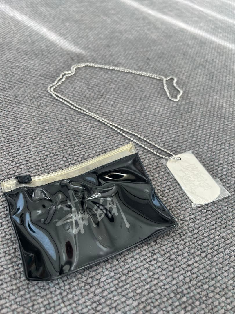 希少 新品未使用 STUSSY ドックタグ ネックレス 非売品 04年
