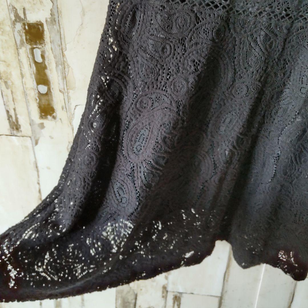 Loungedress レースフレアスカート マーメイドレーススカート 新品　М
