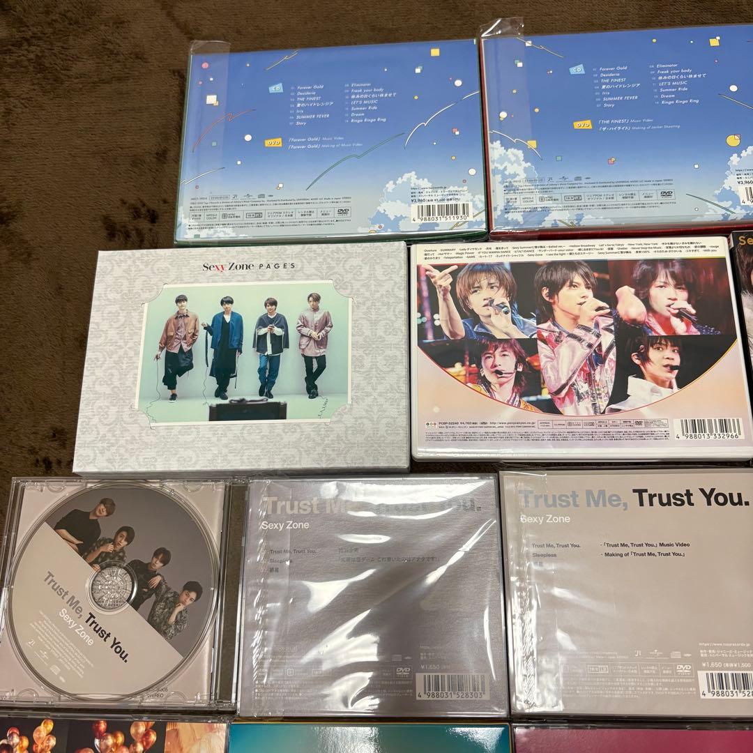 SexyZone セクゾ ブルーレイ DVD CD まとめ売り 19点