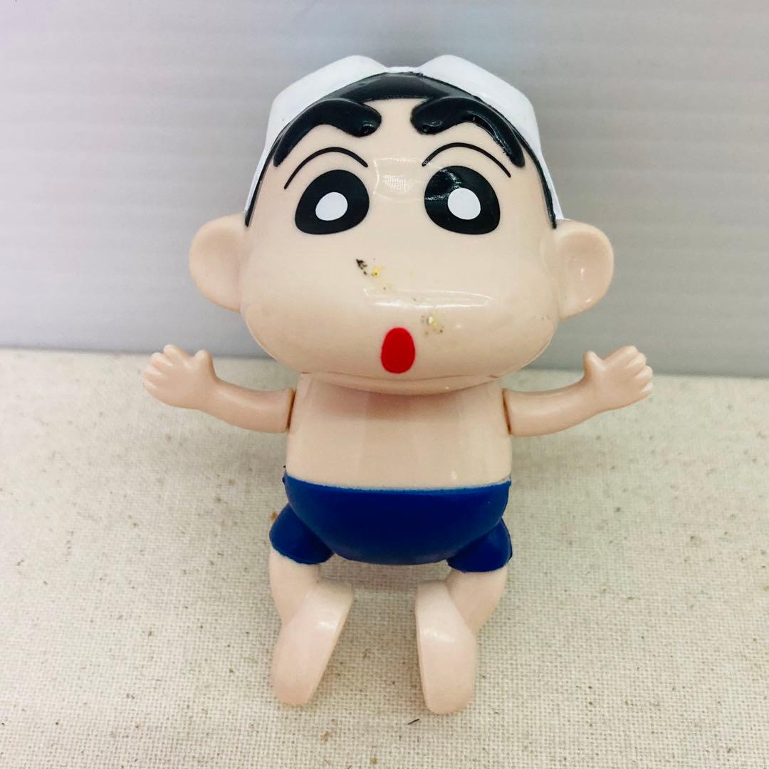 【５点セット★レトロ】クレヨンしんちゃん　90's　当時物　初期顔　キーホルダー