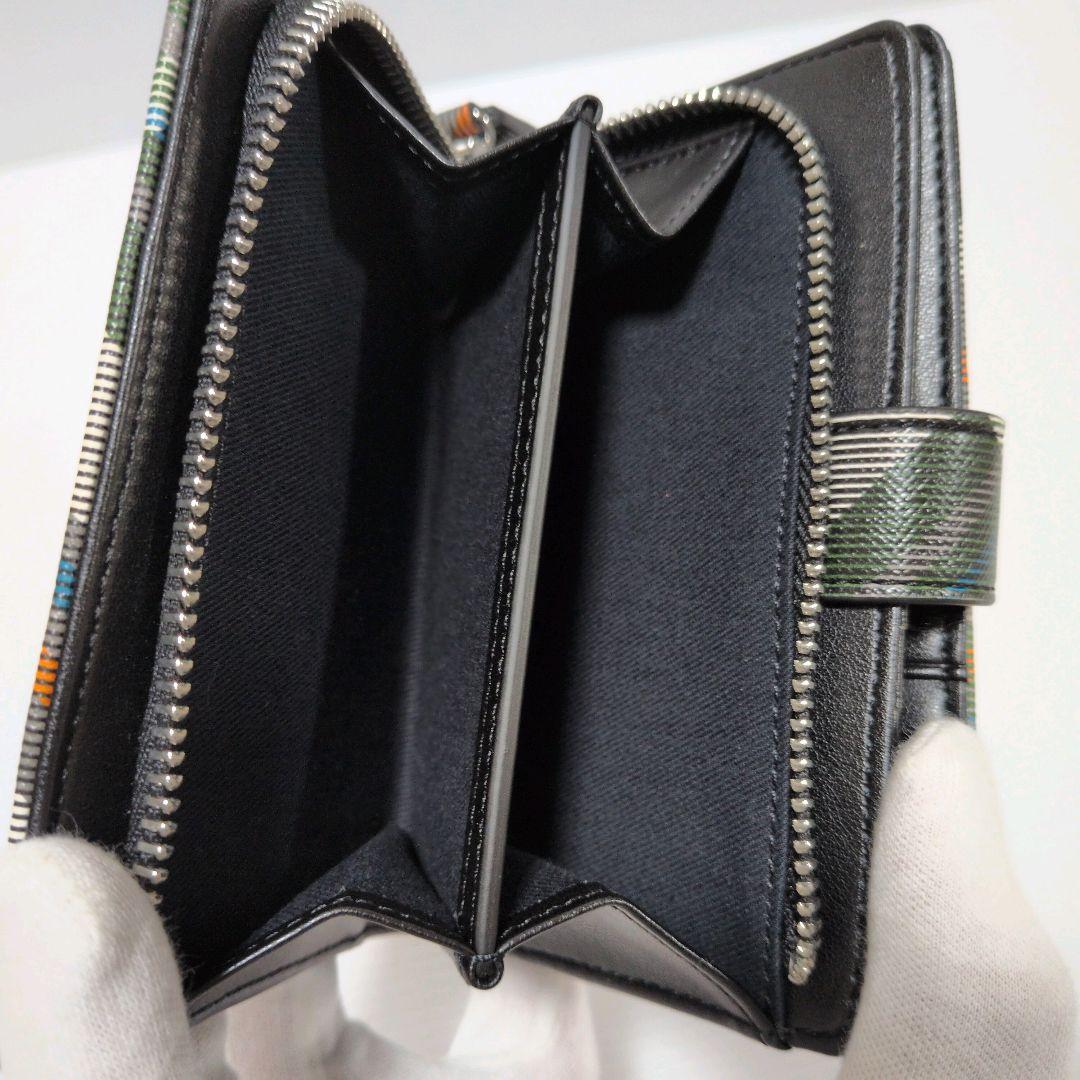 アリエル　ヴィヴィアンウエストウッド 二つ折り財布 グリーン マルチ