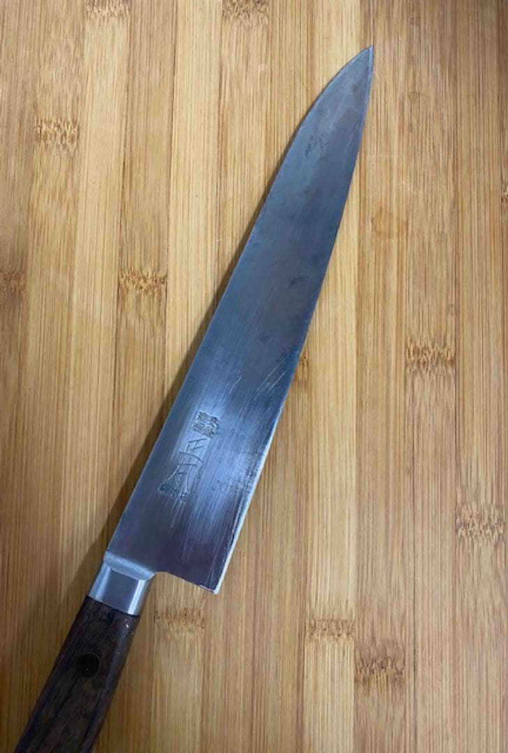 正本総本店製　最上　ツバ付　牛刀　210mm　26ソ308
