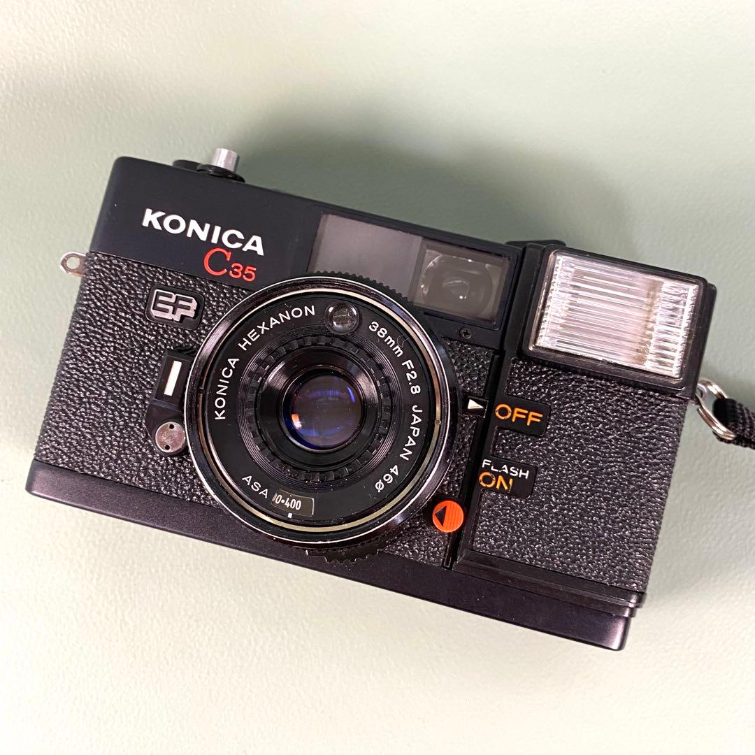 【作動保証1ヶ月】　整備済、完動品/ コニカ Konica C35 EF