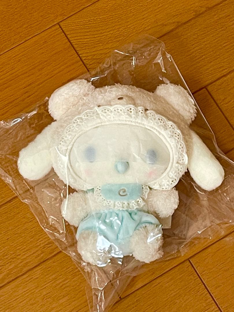 サンリオ ラテクマベビー ぬいぐるみ マスコットホルダー シナモロール 新品