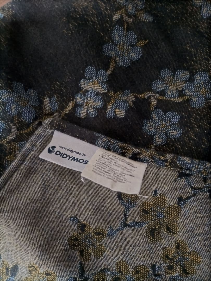 DIDYMOS 抱っこ紐 ベビーラップ　ブルーブロッサム