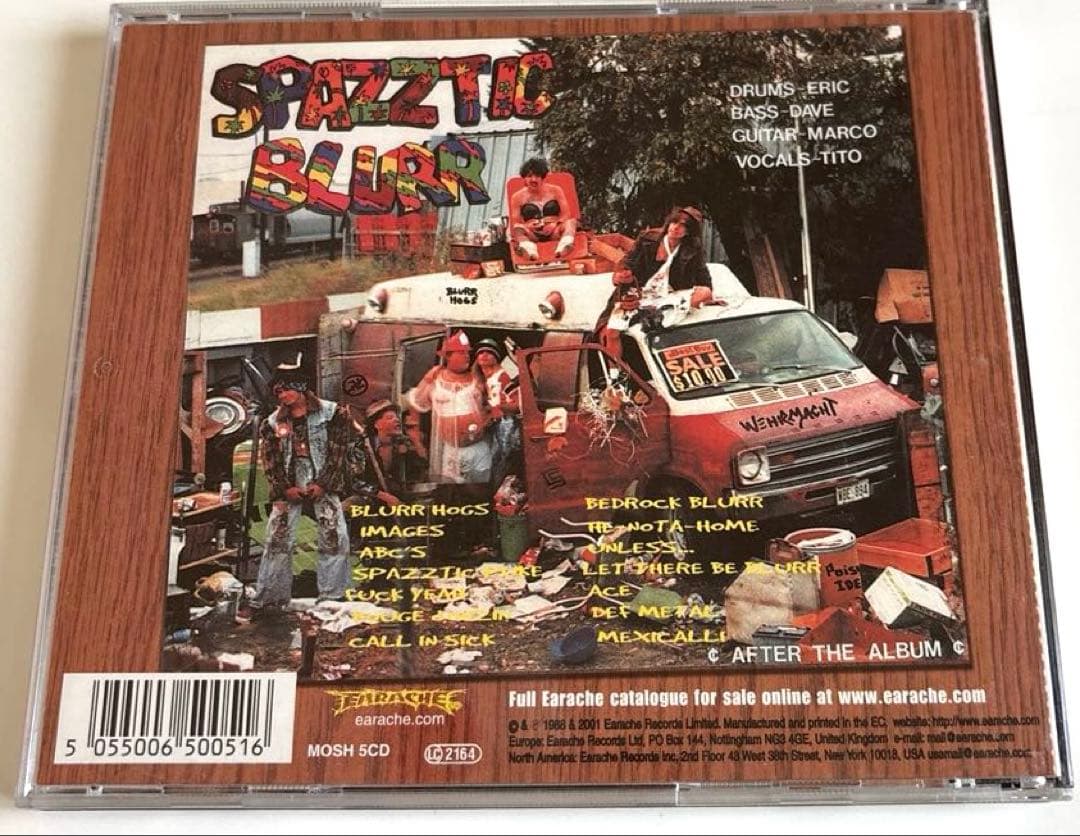 Spazztic Blurr/MOSH5/名盤Crossover Thrash