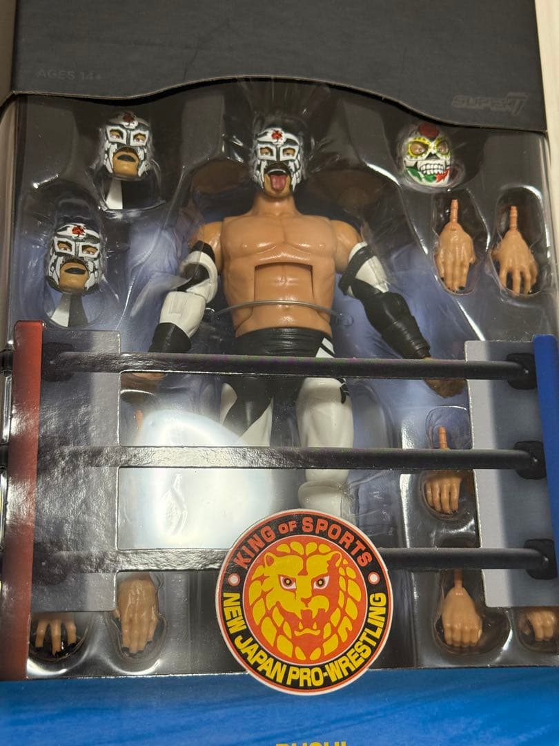 新日本プロレス BUSHI SUPER7 アクションフィギュア