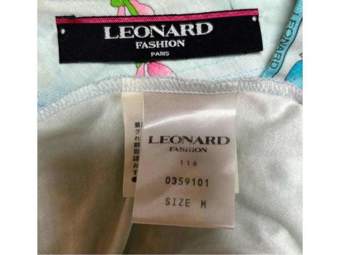 ＊LEONARD ＊フラワープリント 半袖Tシャツ　カットソー