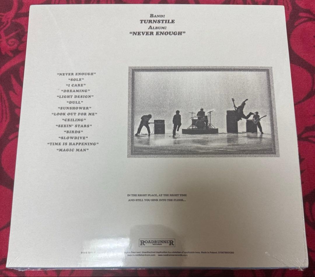 Hot Topic限定　NEVER ENOUGH レコード