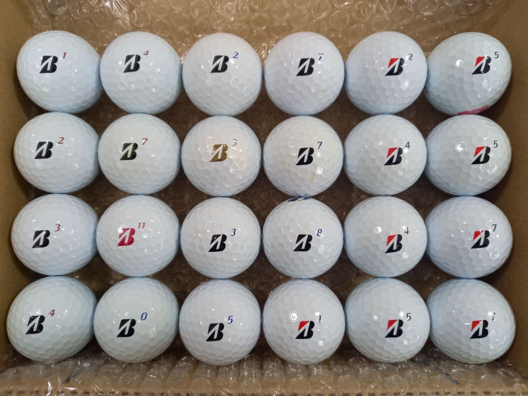 美品ブリヂストンTOUR B XS ロストボール　24球