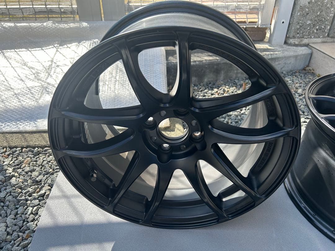 Y*n様 ワークエモーションCR極　ブラック 15インチ ホイール 4本セット