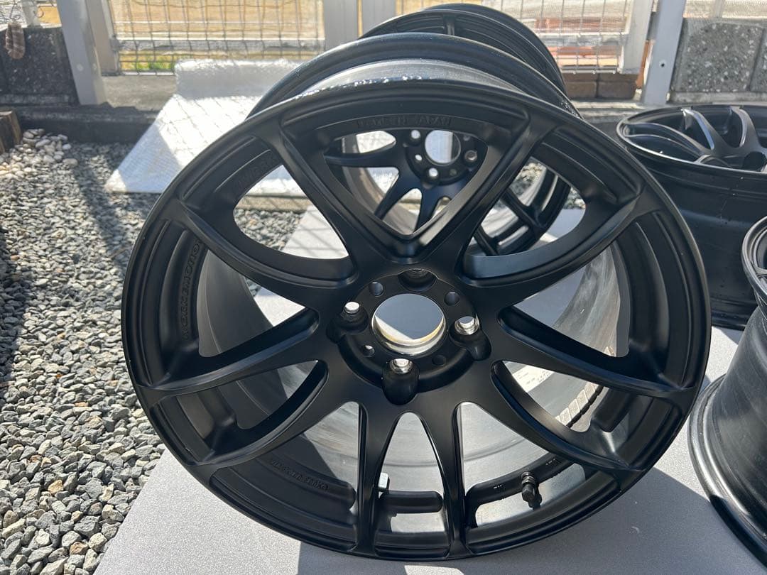 Y*n様 ワークエモーションCR極　ブラック 15インチ ホイール 4本セット