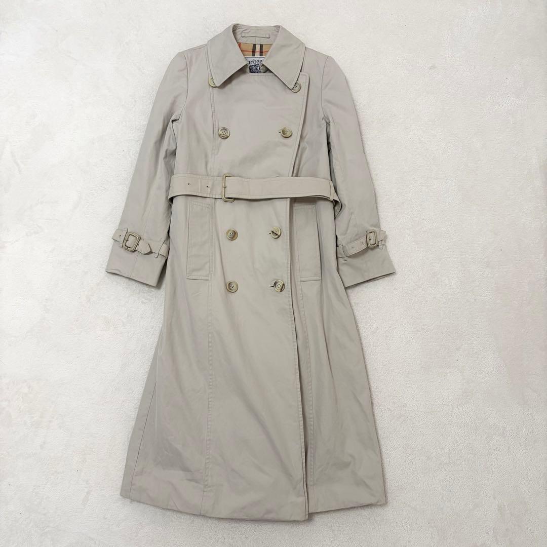 【美品】Burberrys バーバリー トレンチコート ノバチェック ベルト付