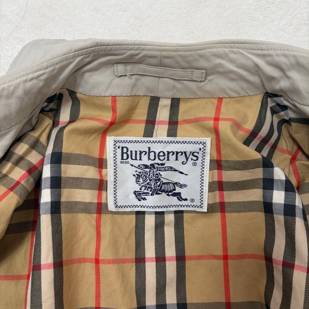 【美品】Burberrys バーバリー トレンチコート ノバチェック ベルト付