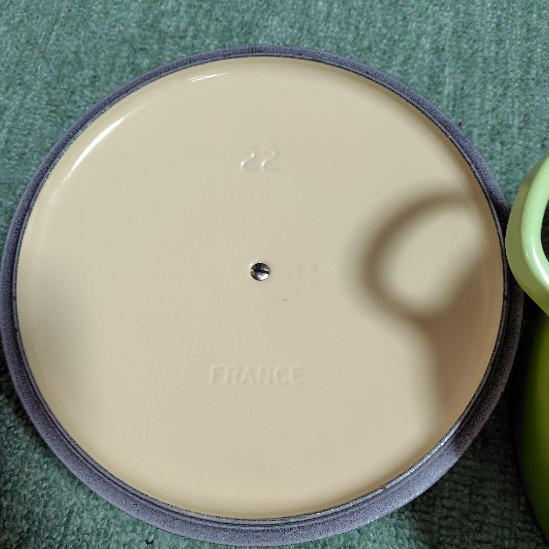 LE CREUSET グリーン ホーロー鍋