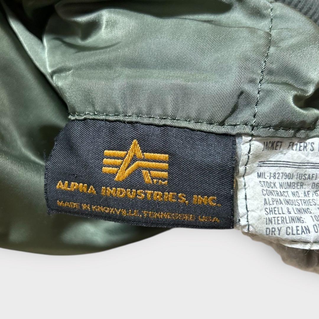 割引済80s vintage USA製 ALPHA MA-1 フライトジャケット