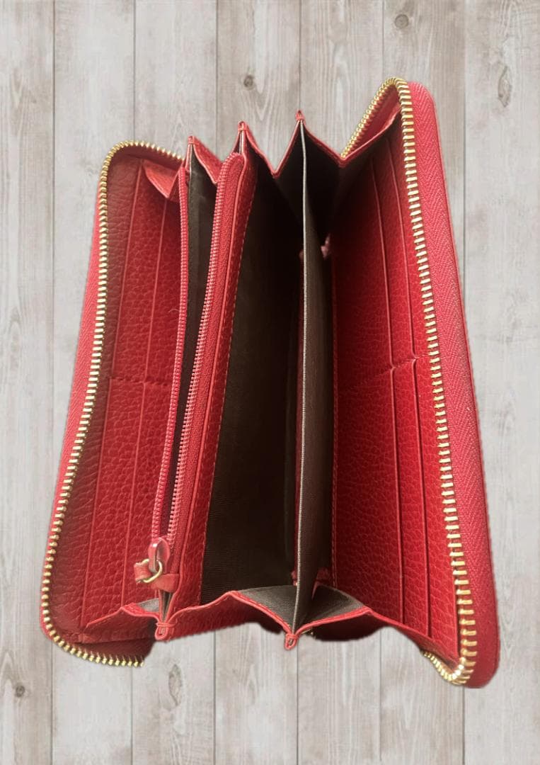 GUCCI グッチ GGロゴ ラウンドファスナー長財布