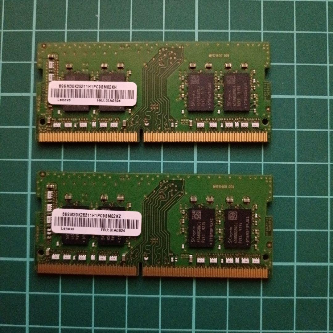 8GB×2枚セット DDR4メモリセット PC4-2666V