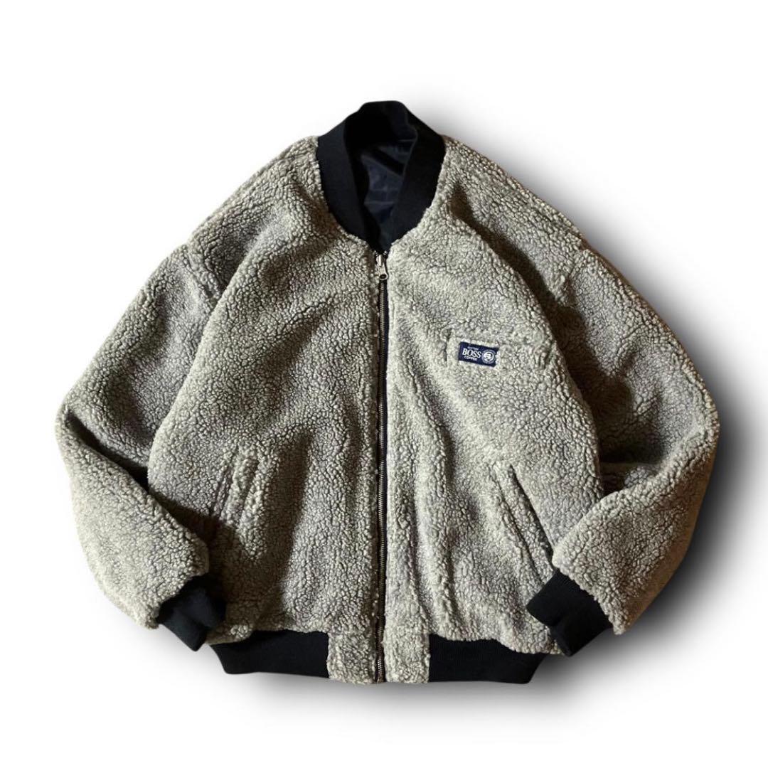 BOSS MA-1ジャケット ネイビー リバーシブル