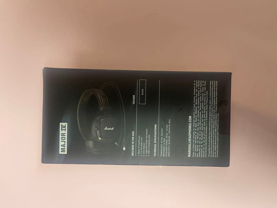 Marshall Major IV ワイヤレスヘッドホン
