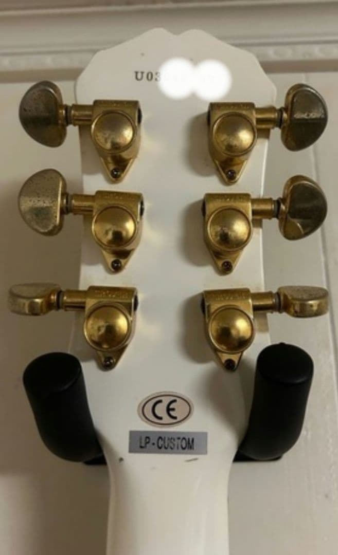 Epiphone Les Paul custom Gibson刻印　ホワイト