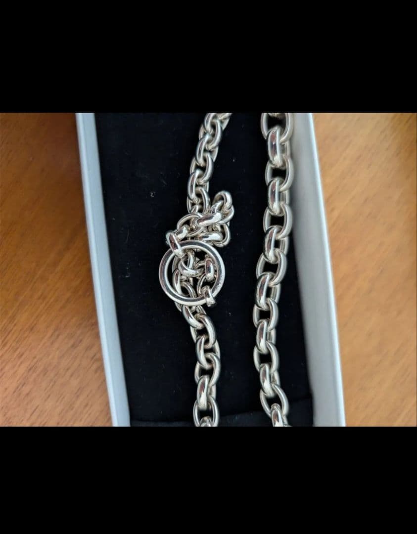 ポ*ン様 LIDNM Llife RIPPLE LONG NECKLACE シル