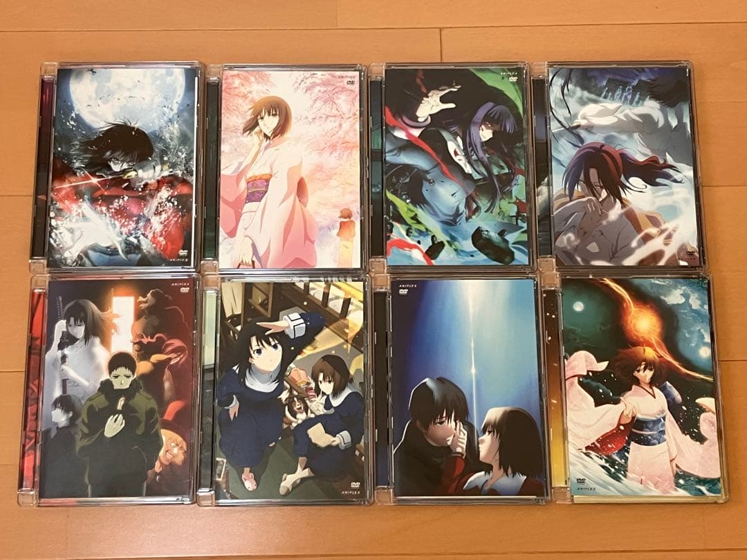 空の境界 DVD 全8巻セット（7章＋番外編）&ピンナップカード3枚セット