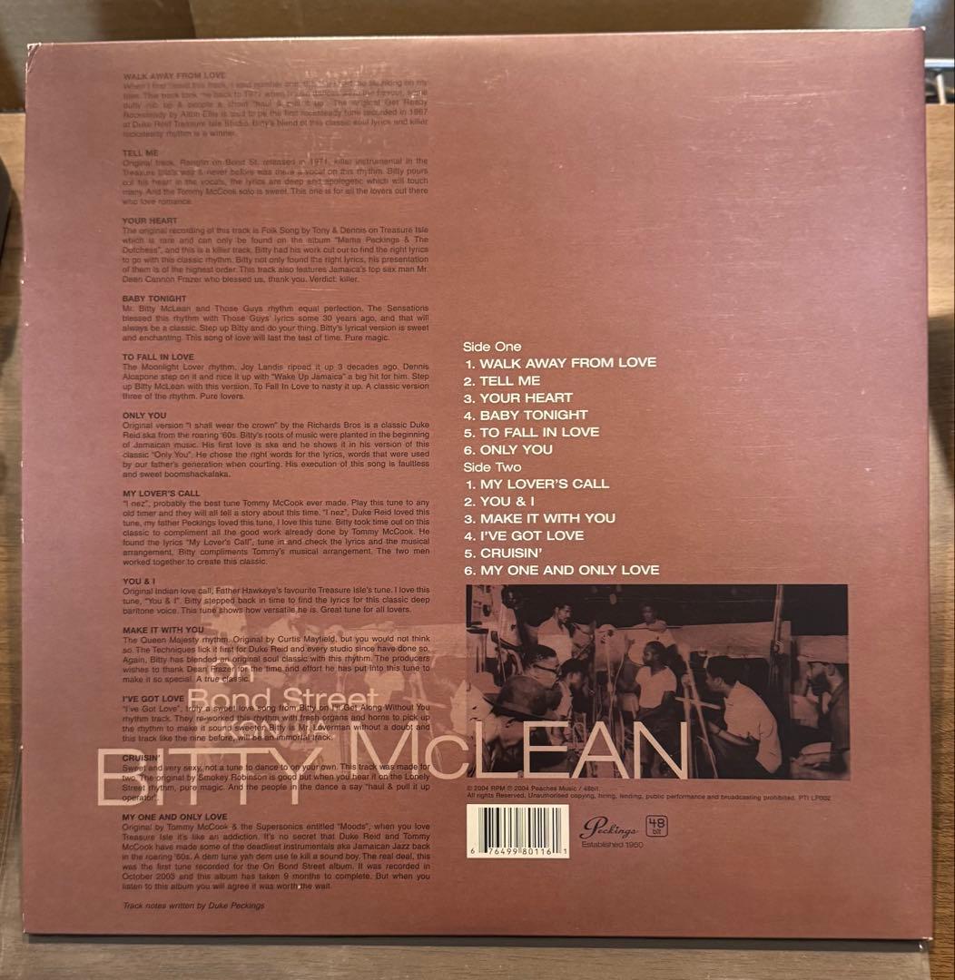 洋楽 Bitty McLean On Bond Street KGN.JA.
