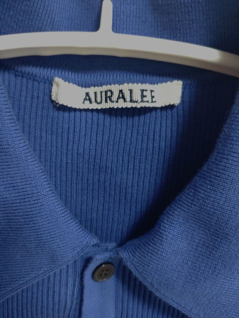 AURALEE リブポロシャツ サイズ0