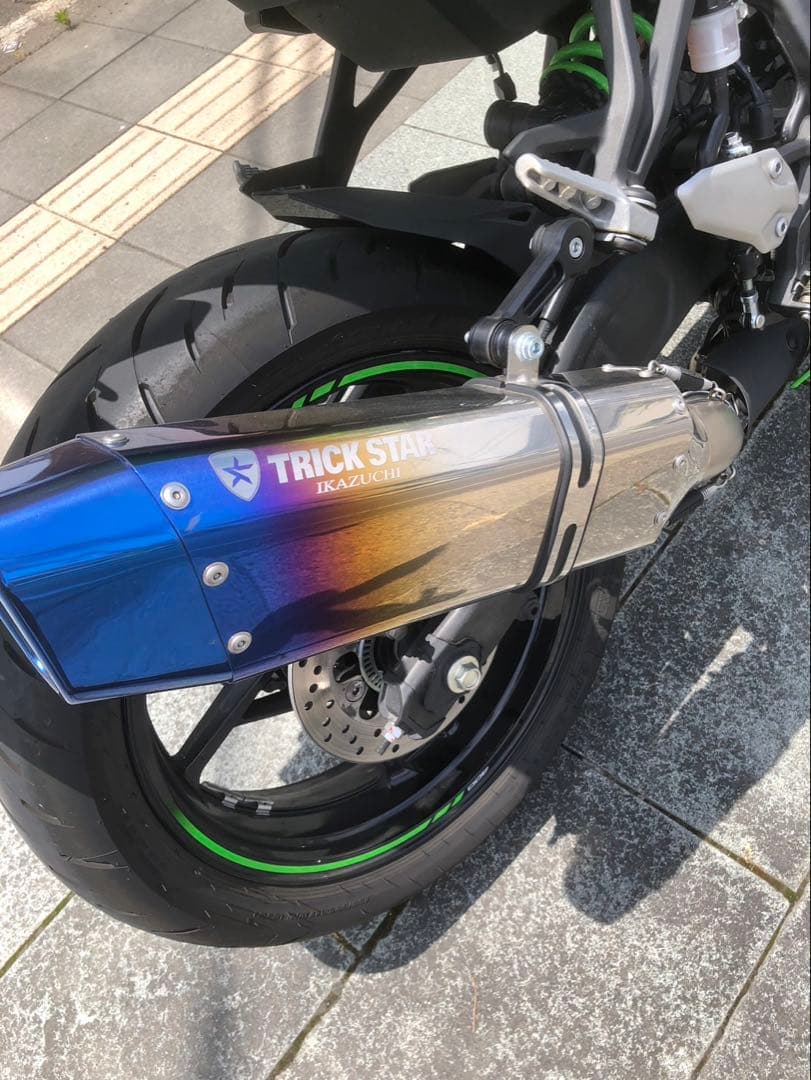 カワサキzx4rr トリックスタースリップオンマフラー