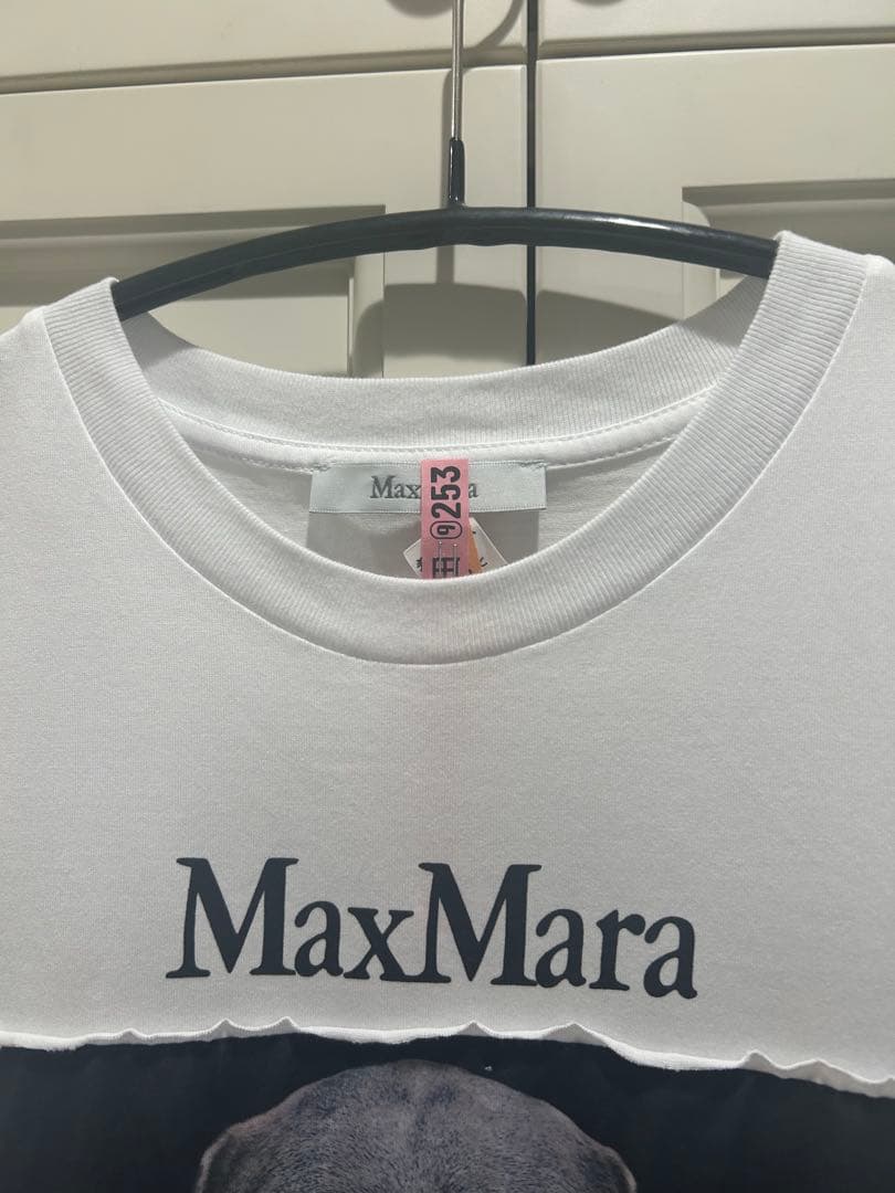 美品 Max Mara マックスマーラCIPRIA ロゴTシャツ 犬