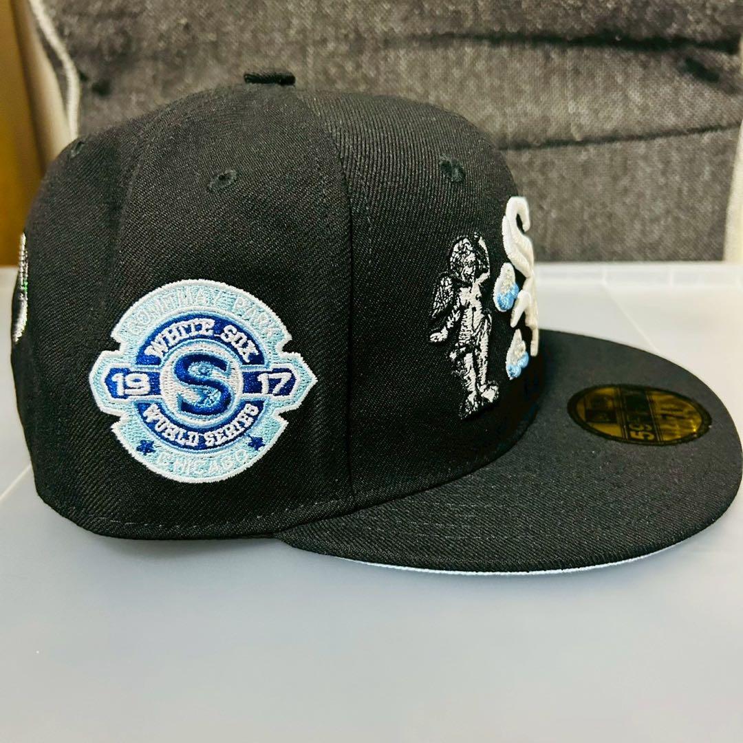 じ*り様 ラインストーン✨ 新品未使用 New Era White Sox 58