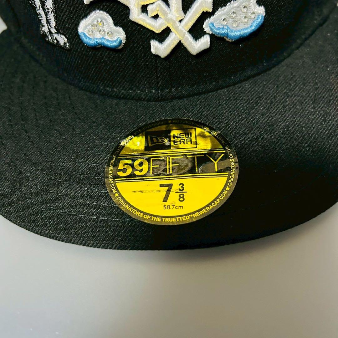 じ*り様 ラインストーン✨ 新品未使用 New Era White Sox 58