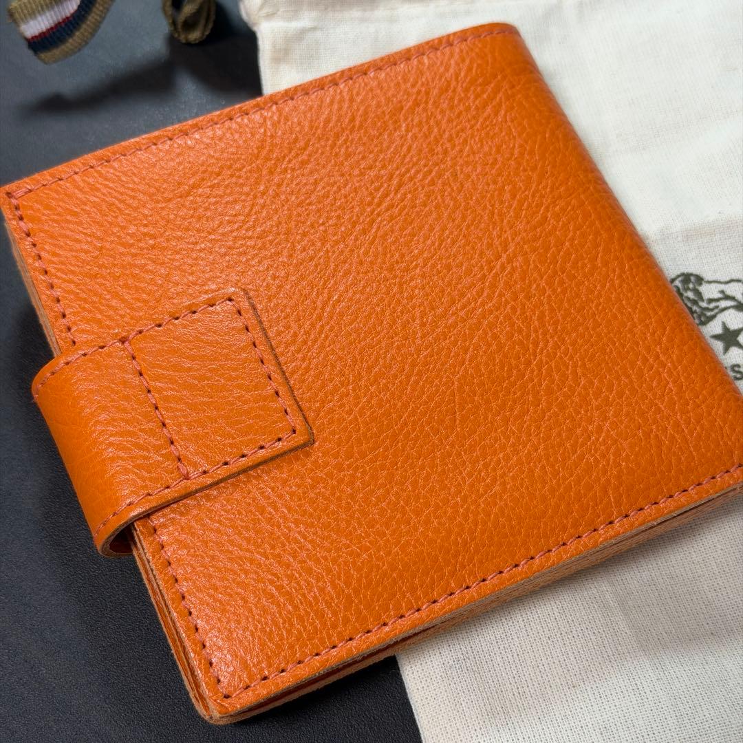 【新品未使用】イルビゾンテ 二つ折り 財布 オレンジ