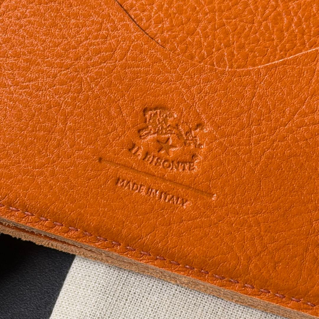【新品未使用】イルビゾンテ 二つ折り 財布 オレンジ