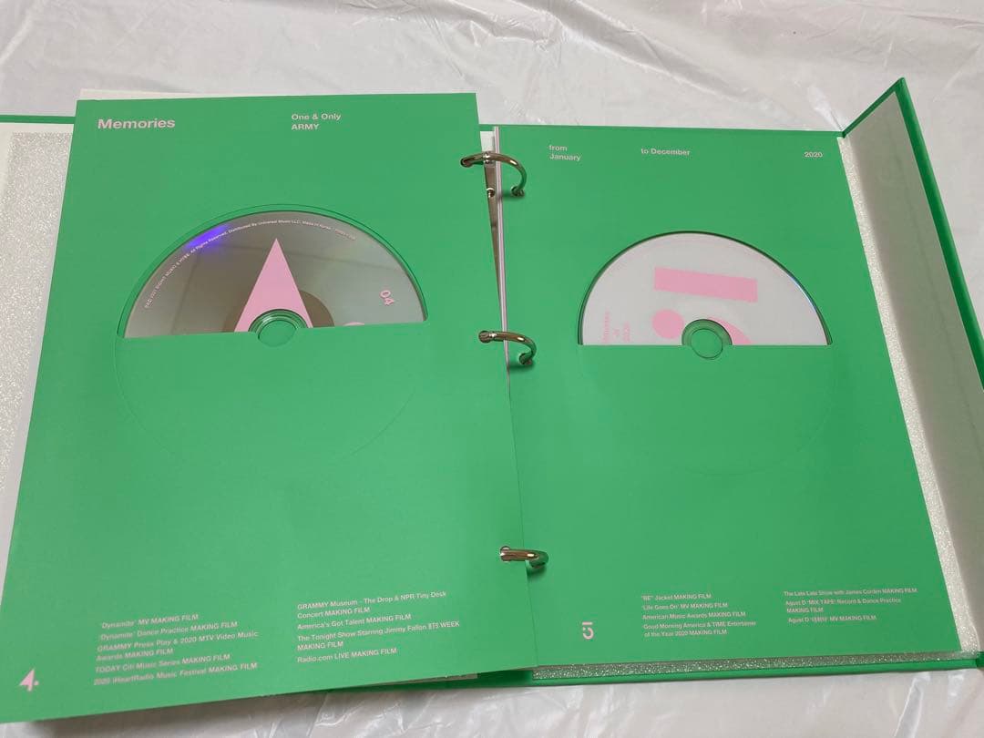BTS Memories 2020 DVD トレカジミン