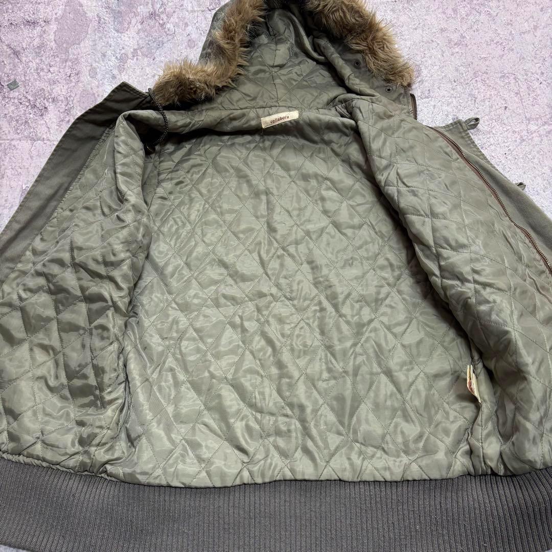 ジャケット・アウター 00s military N-2B fur grunge jacket y2k