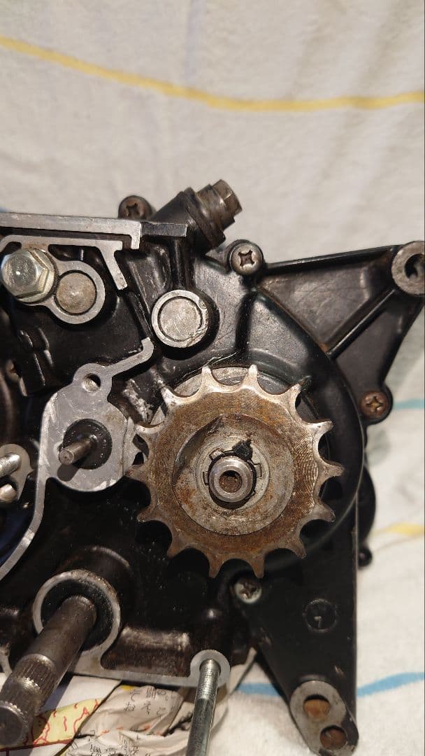 YAMAHA YZ80 3R1 腰下 クランクケース 　空冷　ミニトレ
