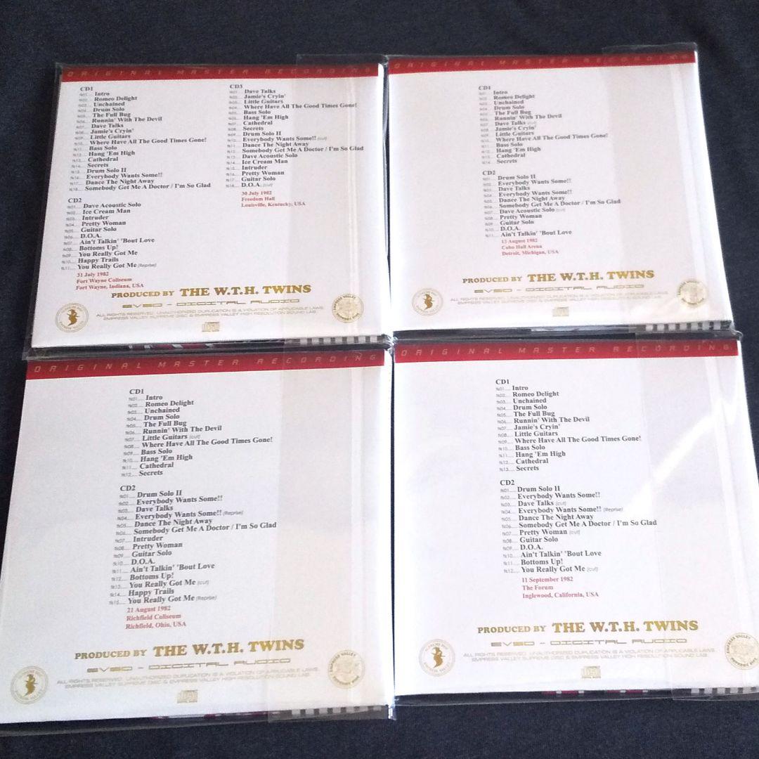 Van Halen リッチフィールドの夜 1982 他4点セット/プレス9CD
