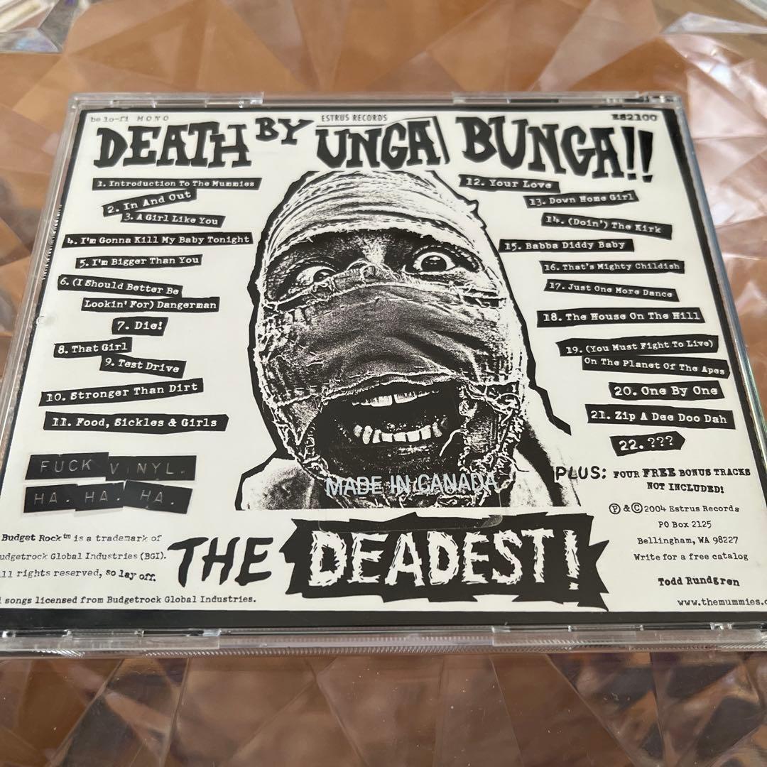 洋楽 the Mummies DEATH BY UNGA BUNGA!! CD